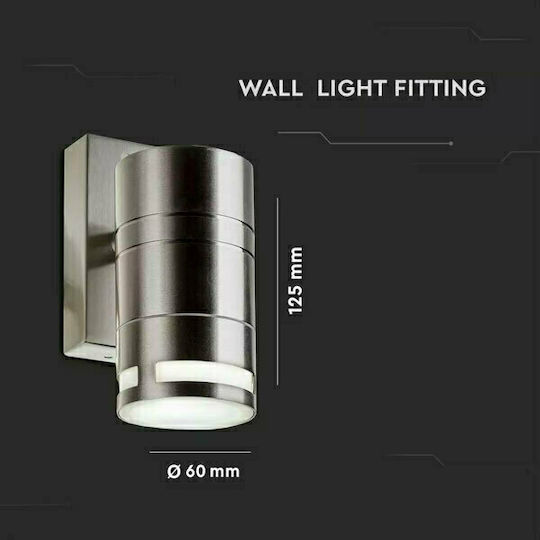 V-TAC Стенно Външно Спот Осветление GU10 IP44 11x6x12.5εκ.