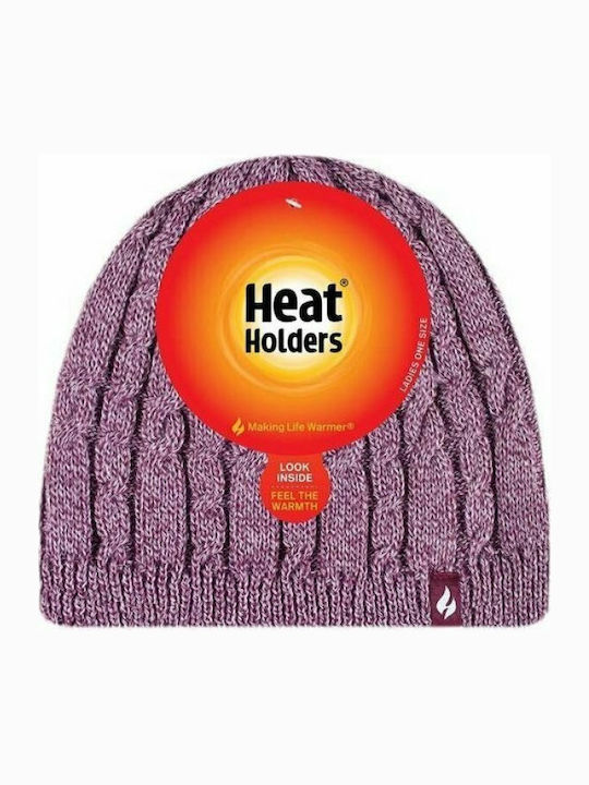 Γυναικείος Beanie Σκούφος σε Λιλά χρώμα