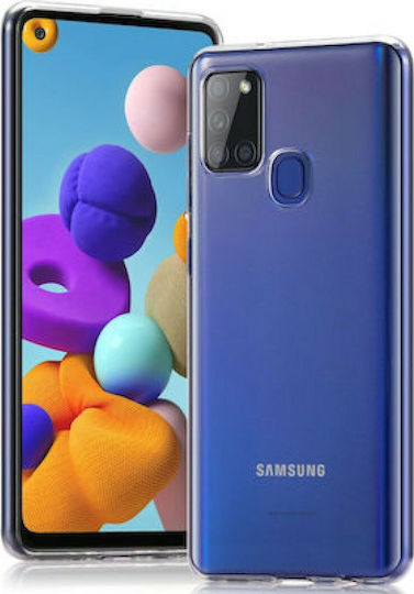 Ultra Thin Back Cover Silicone 1mm Transparent (Galaxy A21s)