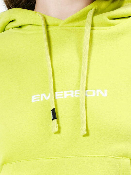 212.EW20.51 Women's Sweatshirt Hooded Lime
