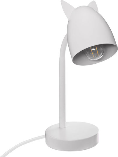 Atmosphera Kids Portable Lamp Ears White 12.5x18x31εκ.