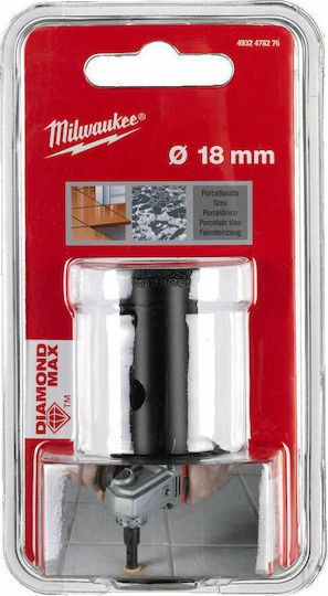 Milwaukee Diamond Broach Cutter Set M14 Dry Cutting with Diameter 18mm for Metal and Tile