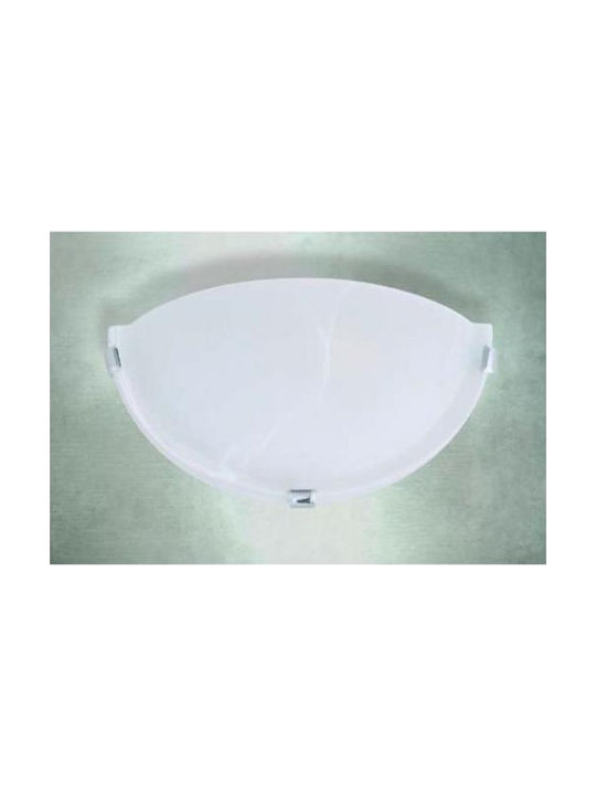 Home Lighting Lara Κλασικό Φωτιστικό Τοίχου με Ντουί E27 Λευκό 30x12x7εκ.