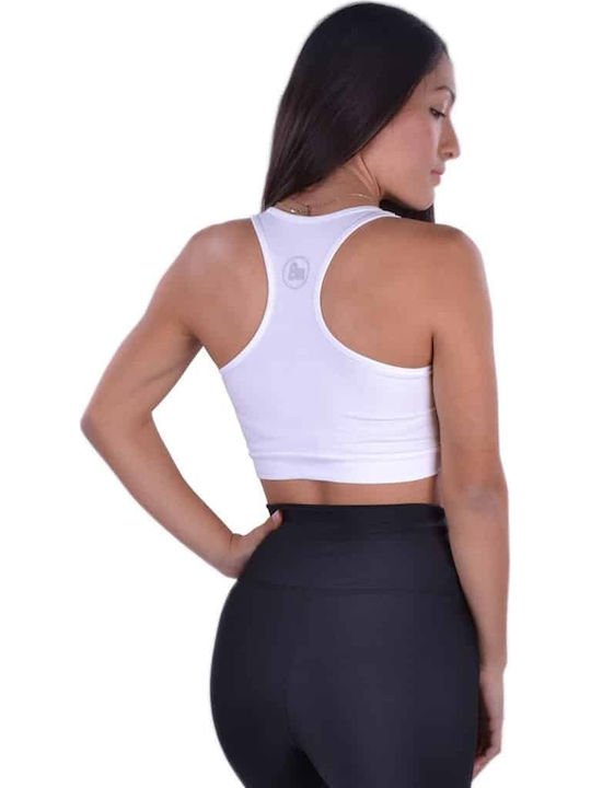 Women's Sports Bra without Padding White