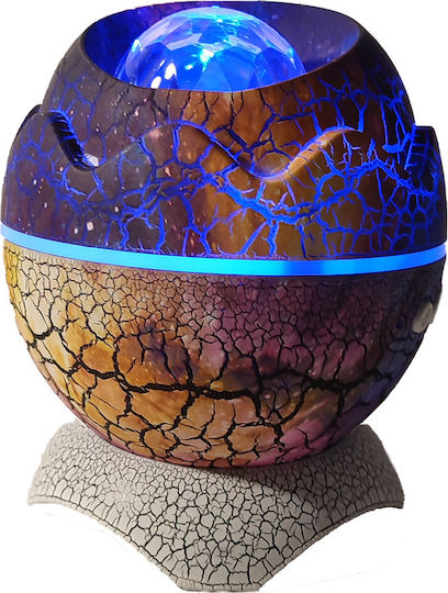 Factory Παιδικό Φωτιστικό Projector Dragon Egg με Προβολή Σχεδίων Πολύχρωμο 13.5x13.5x11εκ.