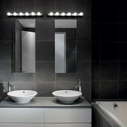 Ideal Lux Prive AP6 Modern Lamp Wall with Socket E14 Silver 60.5x8x4cm