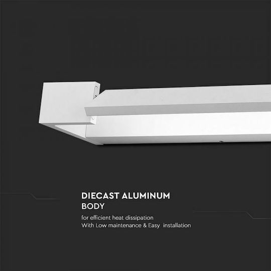 V-TAC Modern Lumină de Perete cu LED Integrat și Lumină Alb Cald 60x100x42cm
