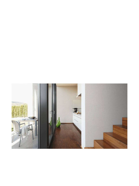 Wall Wallpaper Vinyl White 1005x53cm Washable