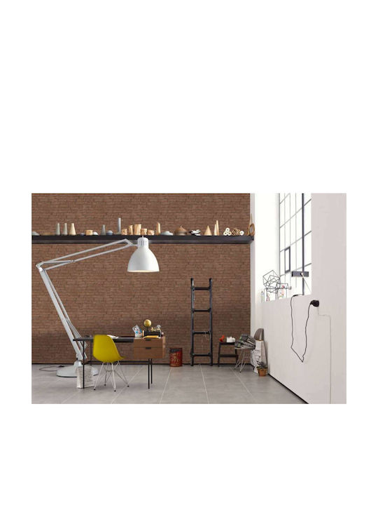 Wall Wallpaper Industrial Vinyl Red 1000x53cm Washable