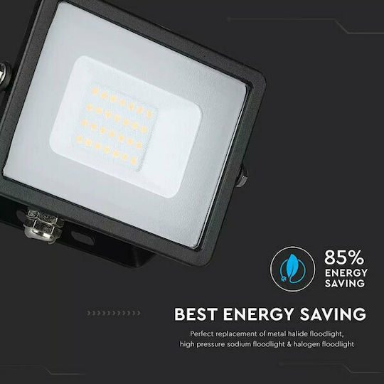V-TAC Waterproof LED Floodlight 20W Natural White 4000K IP65