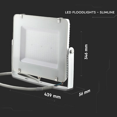 V-TAC Waterproof LED Floodlight 200W Cold White 6400K IP65