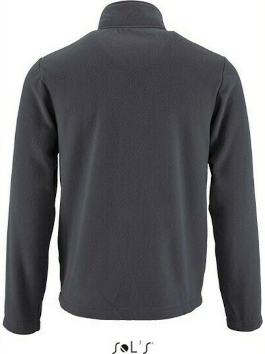 Sol's Norman Men's Long Sleeve Promotional Cardigan Charcoal Grey