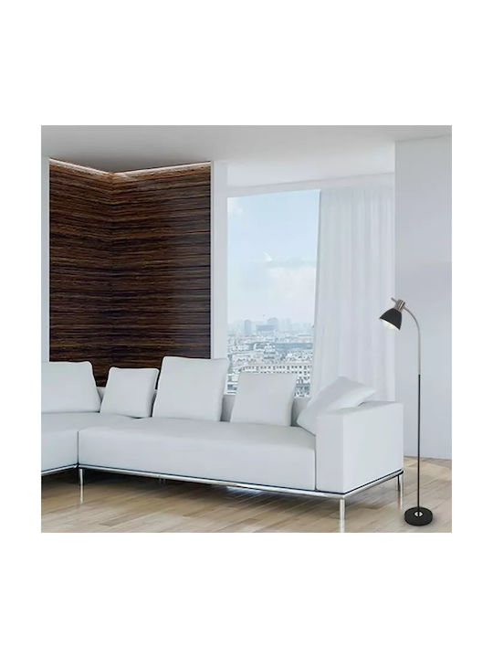 V-TAC Floor Lamp H154xW20cm. with Socket for Bulb E27 Black