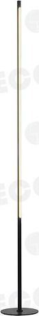 Aca Avenue LED Stehleuchte H146xB18cm. mit Warmweißem Licht 920lm Gold