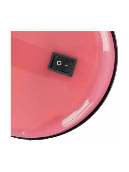 GloboStar Student Office Lamp with Flexible Arm for Socket E27 14x32cm in Pink Color
