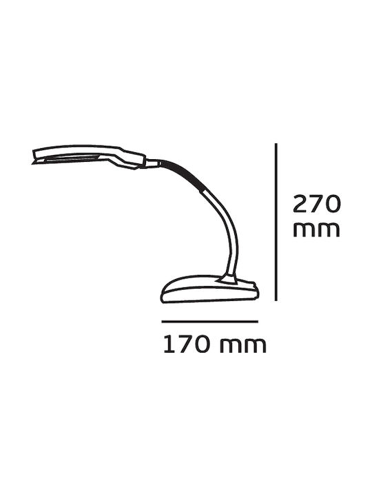 VK Lighting LED Настолна Лампа с Гъвкаво Рамо VK Lighting LED Настолна Лампа с Гъвкаво Рамо