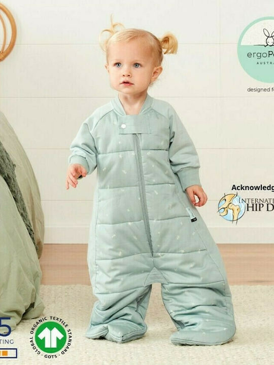 Ergo Pouch Χειμερινός Υπνόσακος με Πόδια Sleep Suit Bag 2.5 tog Sage