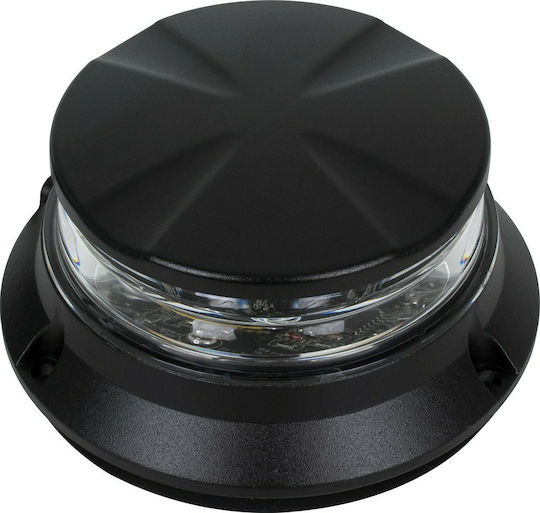 GloboStar Pro Series Φάρος Σήμανσης Οχήματος Ασθενοφόρου για Αυτοκίνητα & Φορτηγά 6 Προγραμμάτων Φωτισμού LED 10-30V - Λευκό