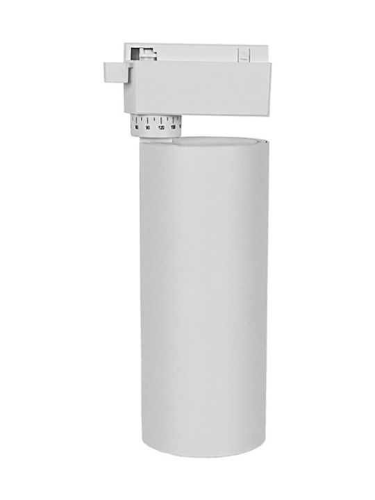 Metanor Single LED Natural White Spot in White Color