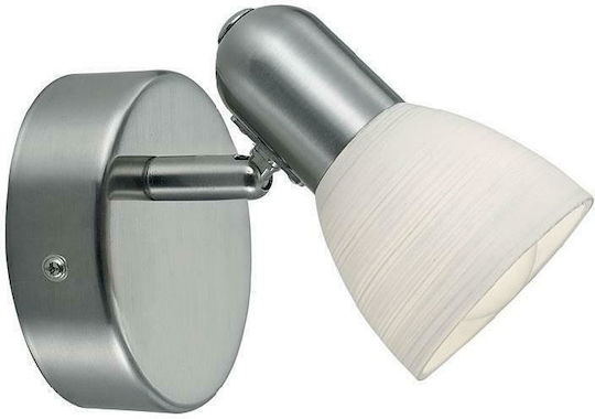 Eglo Dakar Single Spot with Socket E14 in Silver Color