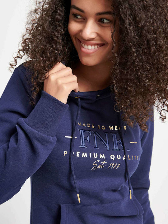 Women's Hooded Sweatshirt Navy Blue