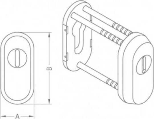 Domus Defender Lock Aluminium doors Silver