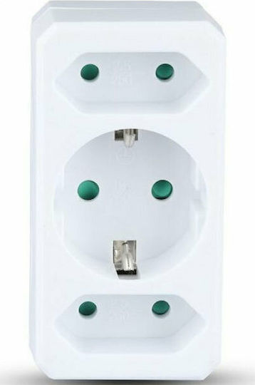 V-TAC T-Shaped Wall Plug 3 Positions