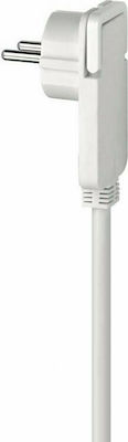 Brennenstuhl H05VV-F3G1.5 5m Extension Cable Cord 3x1.5mm²/5m White