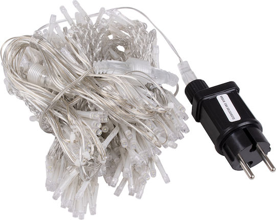 300 Λαμπάκια LED 3μ. x 300εκ. Θερμό Λευκό τύπου Κουρτίνα