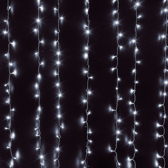 300 Lights LED 3m. x 300cm Cold White type Curtain 1pcs