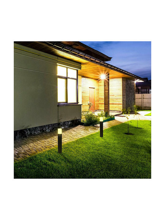 V-TAC Outdoor Floor Lamp Small Post 35W IP54 for GU10 Light Bulb Black