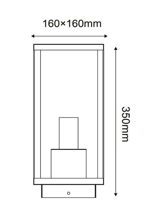 Aca Celia Outdoor Lattern Lamp E27 White