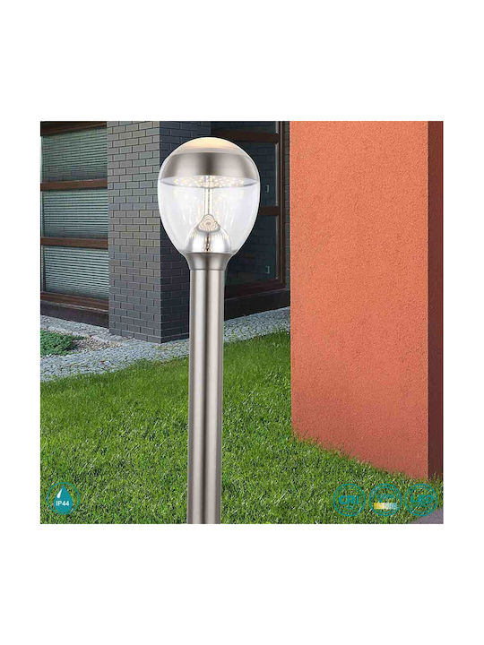 Globo Lighting Lampa Post Mic LED Pentru Exterior 9W Cu Lumină Alb Cald IP44 Argintie