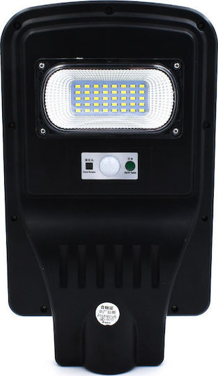 Solar Light Road 20W 40lm Cold White 6500K with Motion Sensor, Photocell and Remote Control IP65