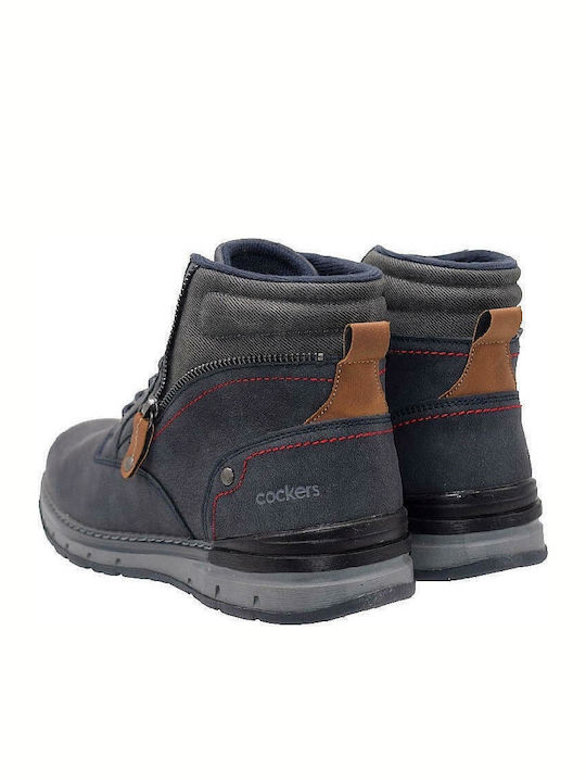 Marineblau Herrenstiefel