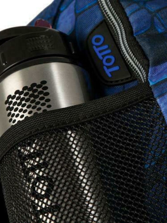Totto Morral Rayol 8L3 Σχολική Τσάντα Πλάτης Γυμνασίου - Λυκείου Μπλε 25lt