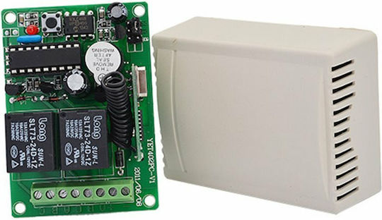 Invictus Empfänger für die Fernbedienung 2 Kanäle für Alarmanlagen RF 433MHz