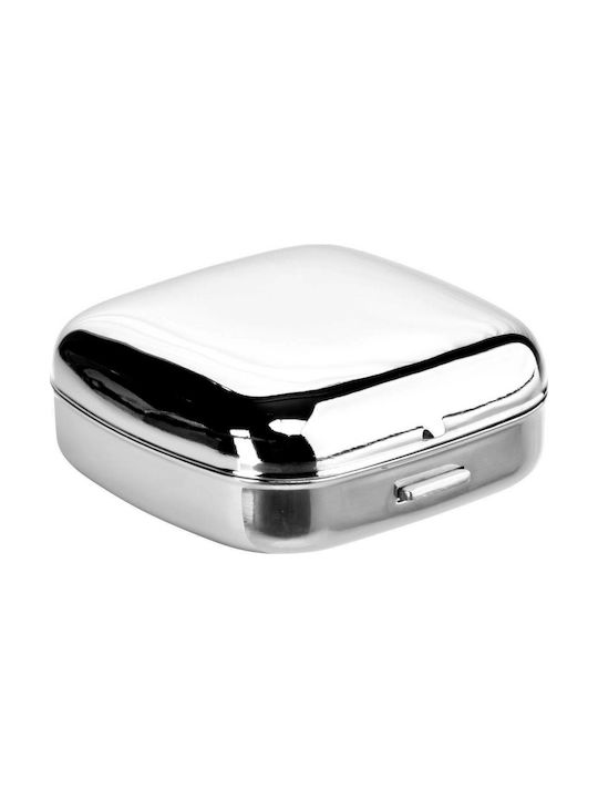 TFA TFA Tabletop Clock with Indicators Metal with Alarm Clock Silver