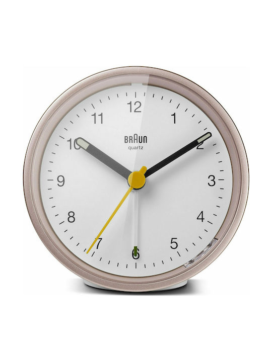 Braun Tabletop Clock with Alarm BC12PW