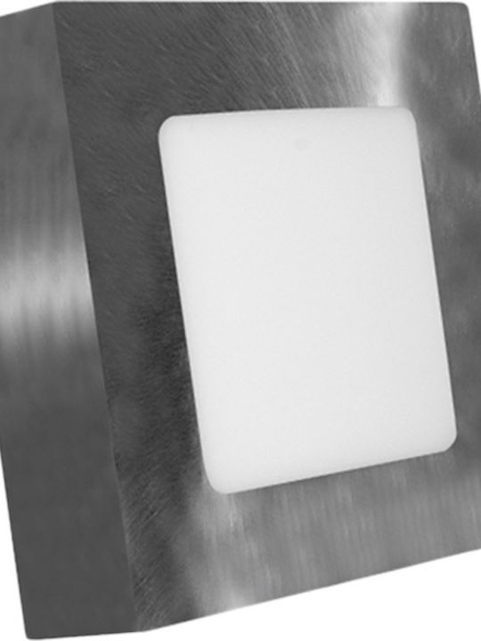 Aca Quadratisches Außen-LED-Panel 26W mit Warmweißem Licht 3000K 30x30cm