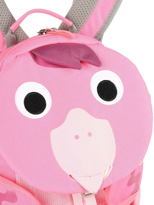 Affenzahn Neon Flamingo Schulranzen Rucksack Kindergarten Rosa mit Flaschenhalter 8Liter