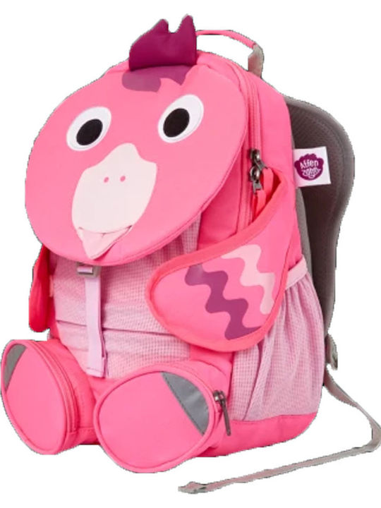 Affenzahn Neon Flamingo School Bag Backpack Kindergarten in Pink color 8lt