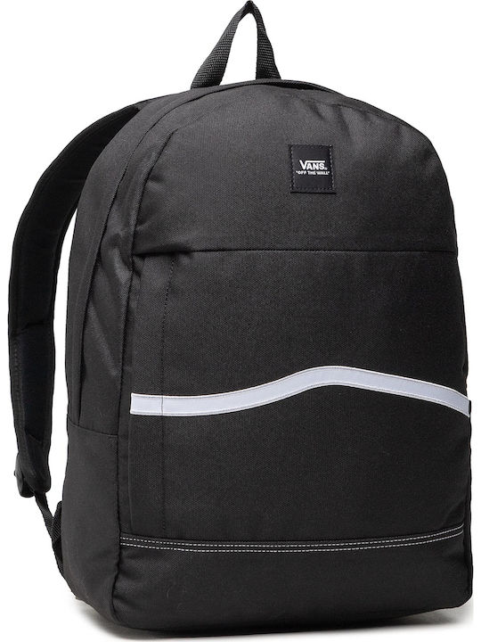 Vans Construct Skool School Bag Backpack Junior High-High School Black with Water Bottle Holder 21Liters