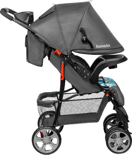 Lionelo Emma Plus Cărucior pentru Bebeluși Potrivit de la 6+ Luni Negru 5kg 1656445