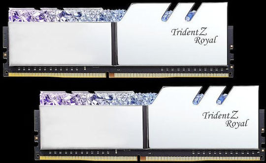 G.Skill Trident Z Royal DDR4 32GB RAM with 2x16GB Modules and Speed 3200 for Desktop