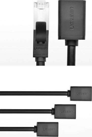 Ugreen F/FTP Cat.6 (Gigabit) Ethernet Network Cable 0.5m Black