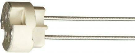 VK Lighting Stromstecker mit Steckdosenbuchse G6.35 in Beige Farbe Set 1Stück 38106-050605