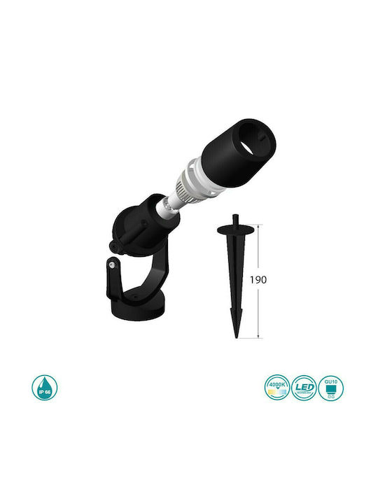 Fumagalli Στεγανό Φωτιστικό Led Καρφωτό 1M2.001.AXU1L
