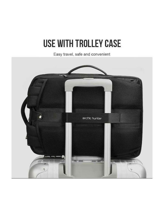 Arctic Hunter B00345 Impermeabila Geantă Rucsacuri pentru laptop 15.6" în culoarea Negru