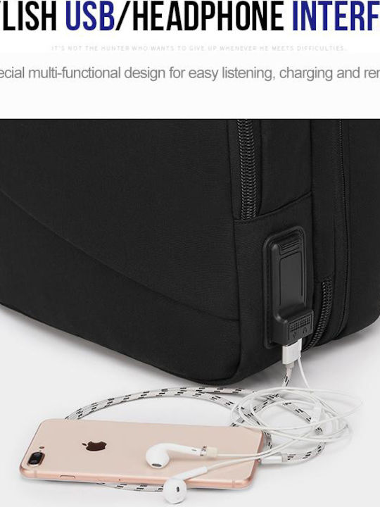 Arctic Hunter B00345 Impermeabila Geantă Rucsacuri pentru laptop 15.6" în culoarea Negru